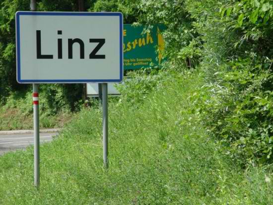 ortsschild linz